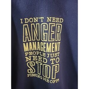 Anger Management Hoodie Mens XL